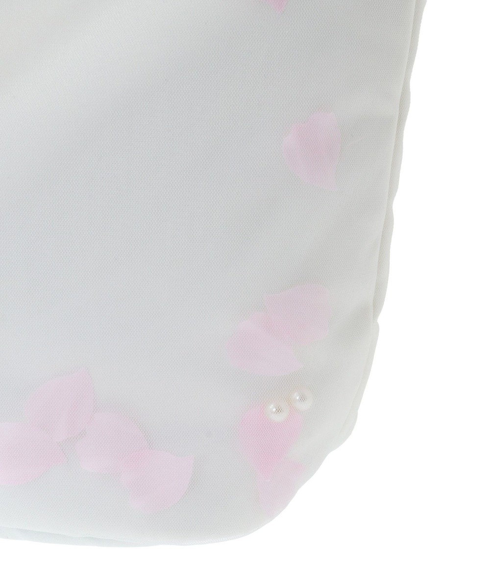 Maison de FLEUR マリエペタルパールフリルハンドルトートバッグ 