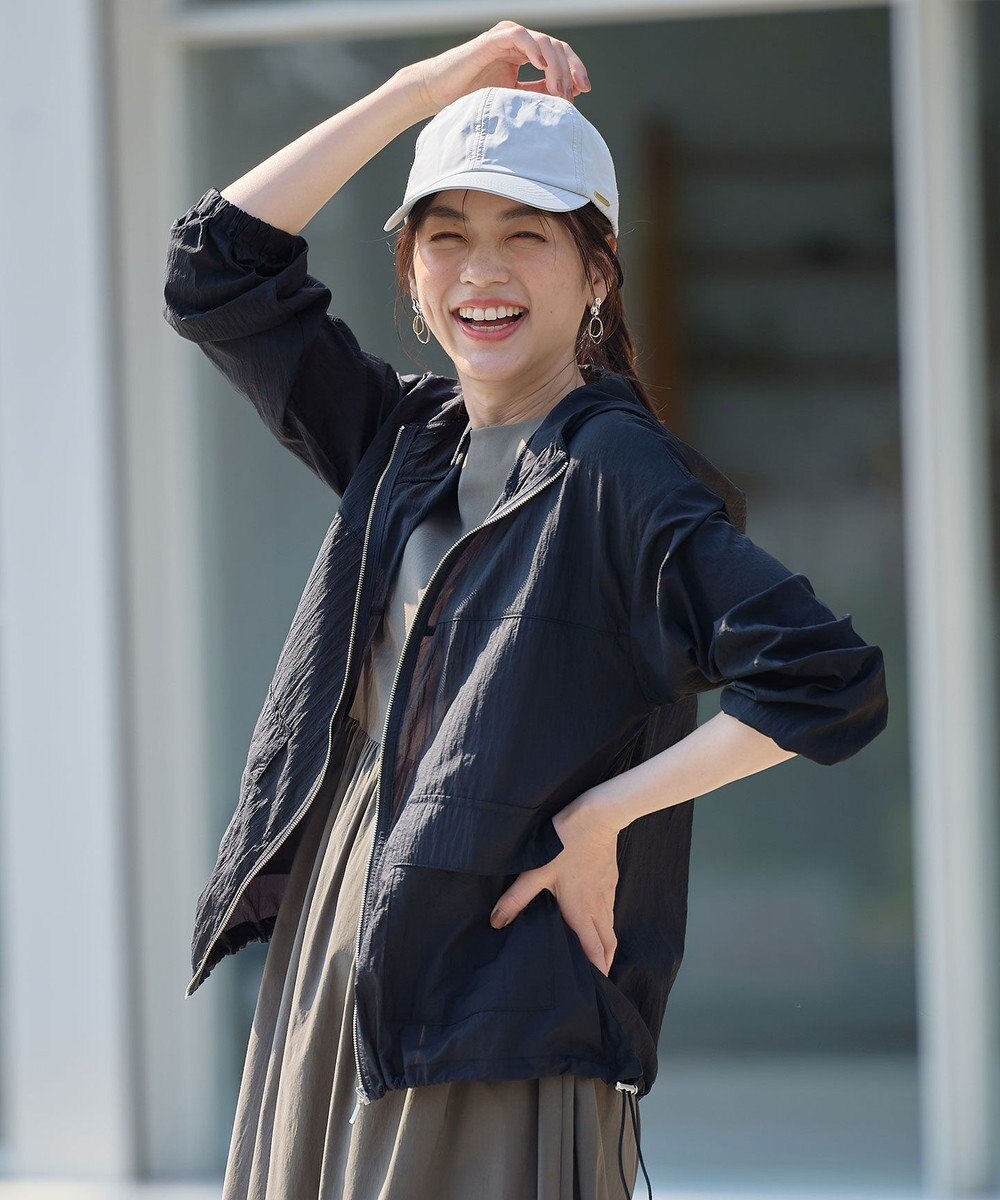 ANY 【WEB限定】シアーフードブルゾン 