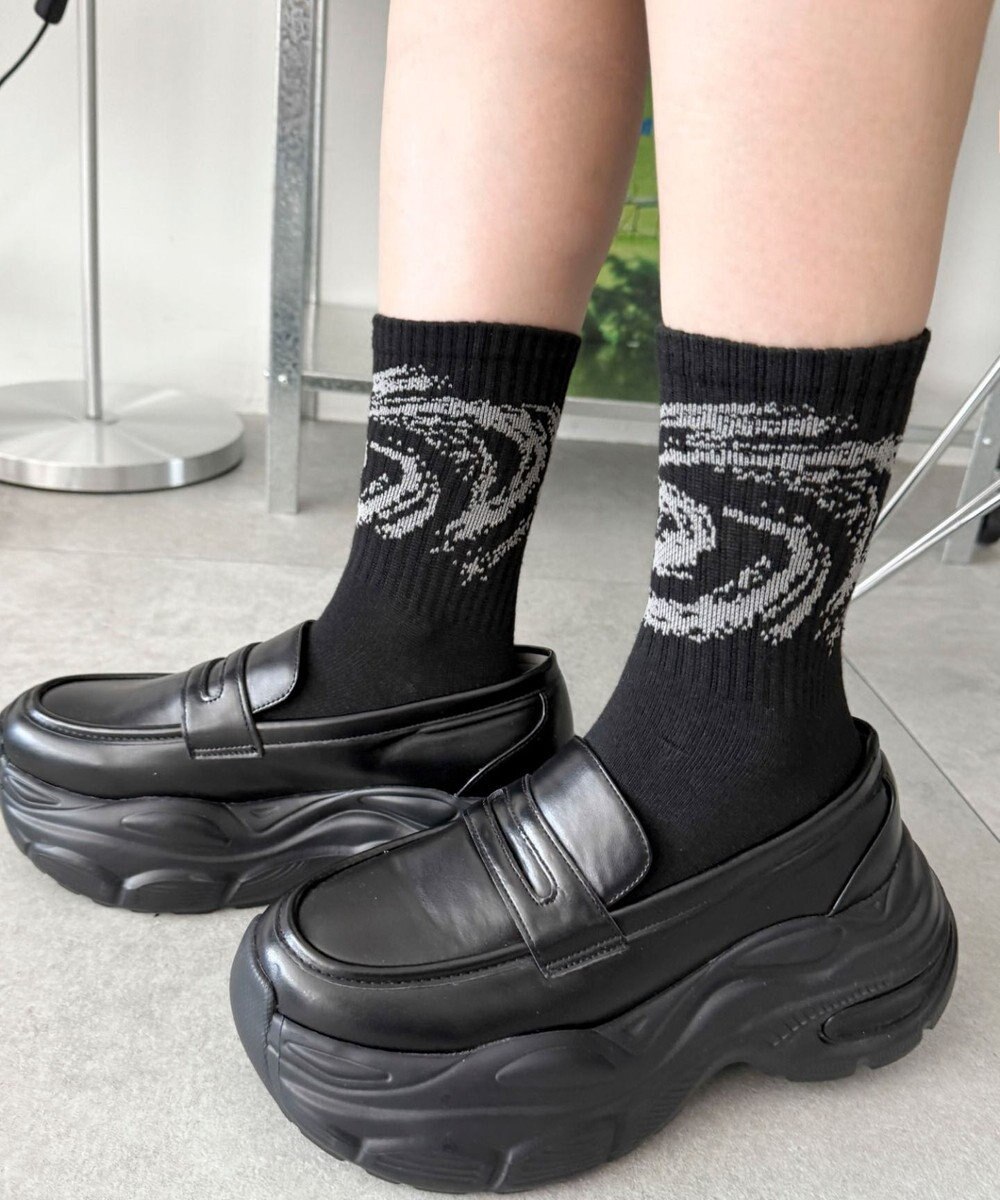 WEGO グラフィックデザインソックス 