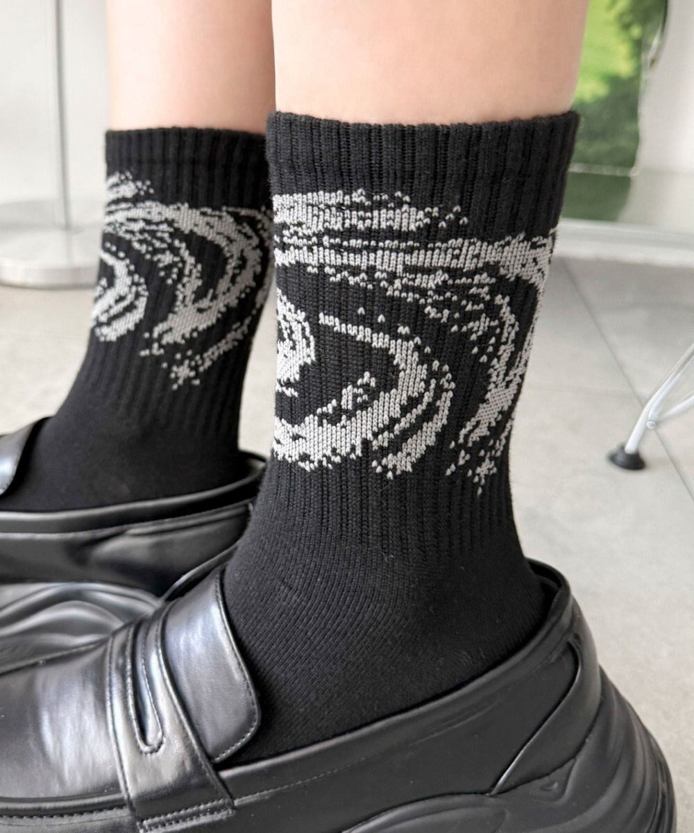 WEGO グラフィックデザインソックス 