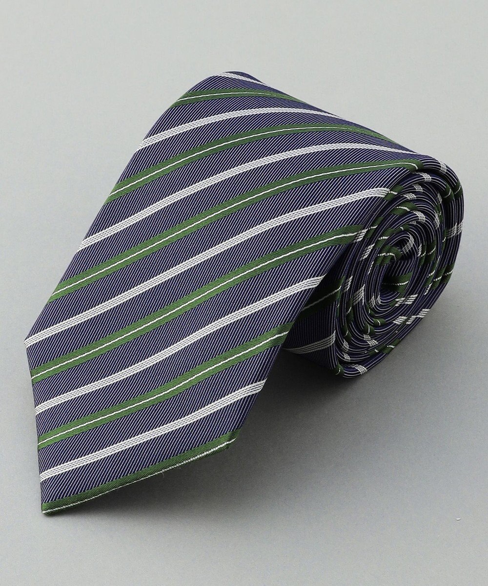 GOTAIRIKU GOTAIRIKU別注【日本製】シルク ネクタイ_ストライプ柄 