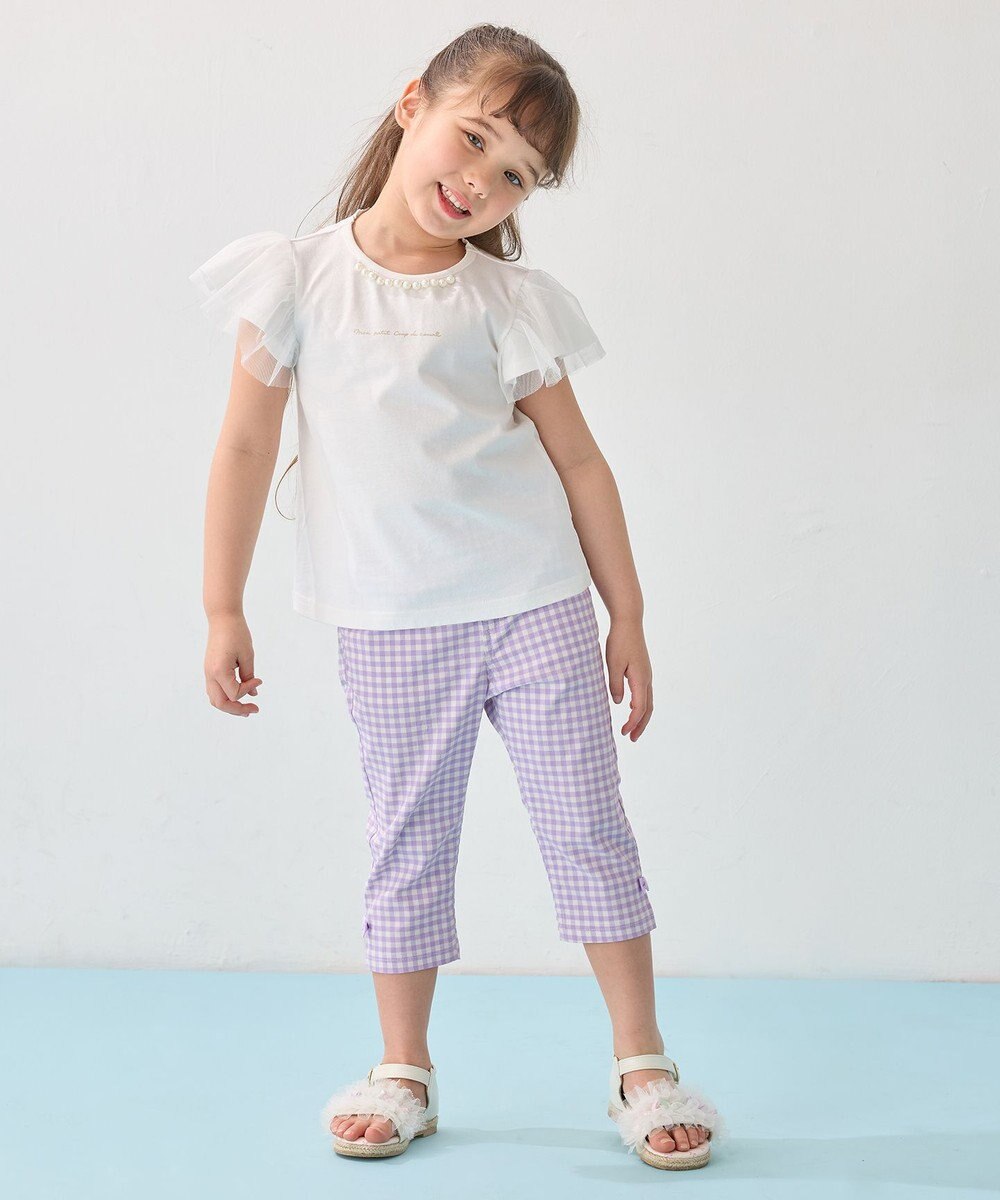 ANY KIDS ひんやりクール パールTシャツ 