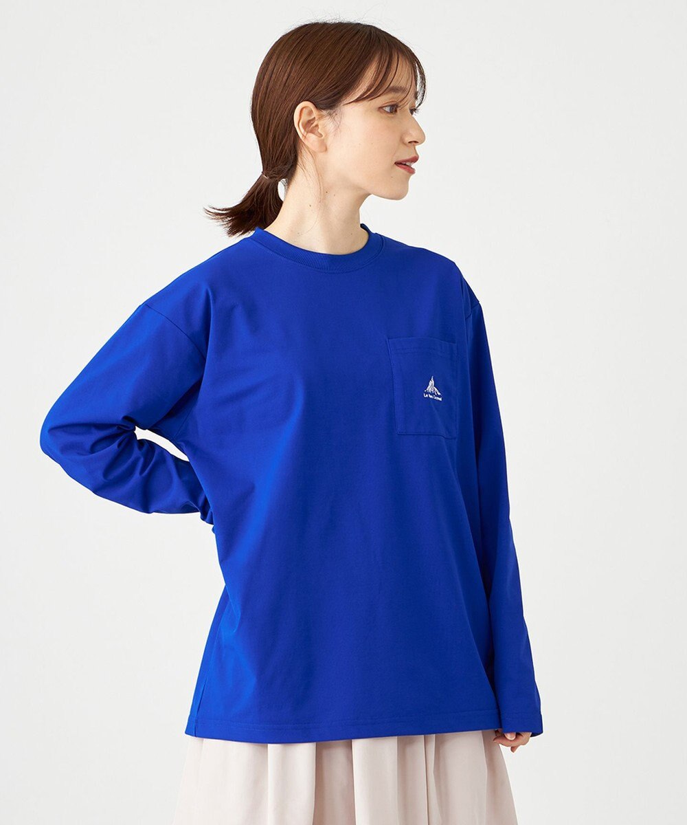 SHARE PARK LADIES 【UVカット・吸水速乾・ストレッチ・軽量 】刺繍ポケットＴシャツ（S・Mサイズ） 