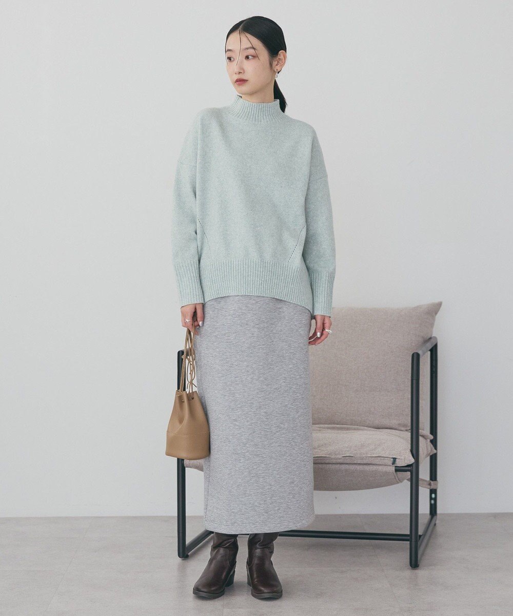 AMERICAN HOLIC モックネックコクーンニットプルオーバー 