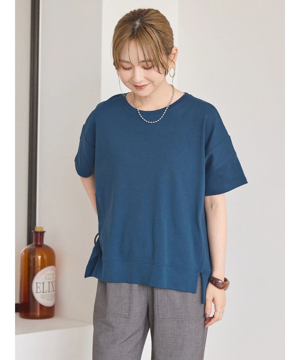 AMERICAN HOLIC 接触冷感裾切り替えカットプルオーバー 