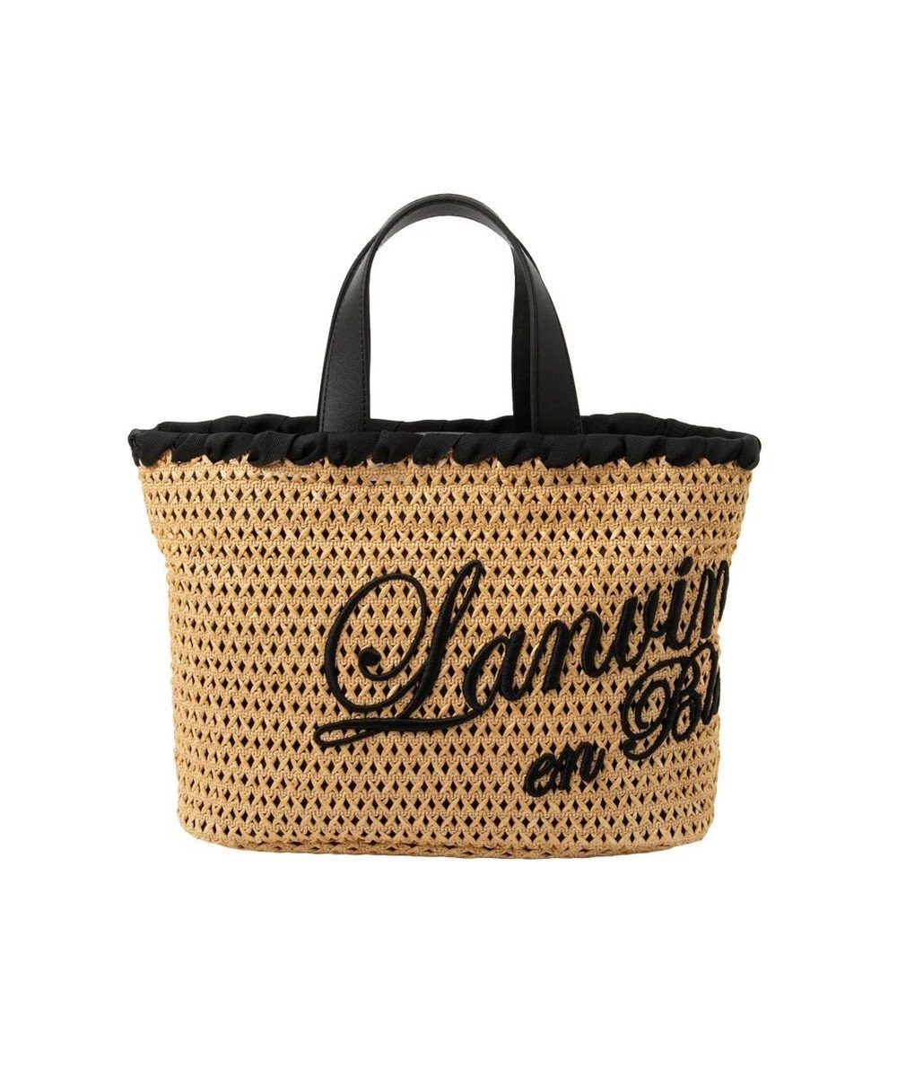 LANVIN en Bleu ロタン かごバッグ 