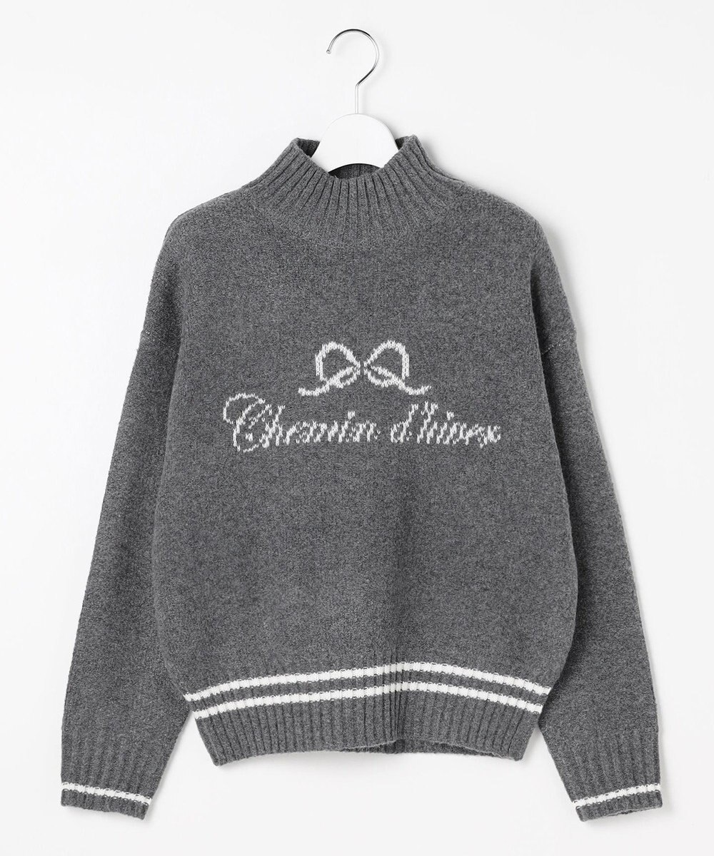 Feroux レタードハイネック プルオーバー 