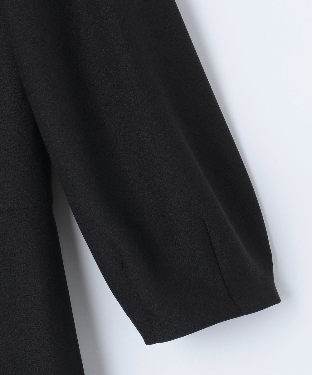 J.PRESS LADIES L 【洗える】ストレッチバックサテンジョーゼット Aライン ワンピース 