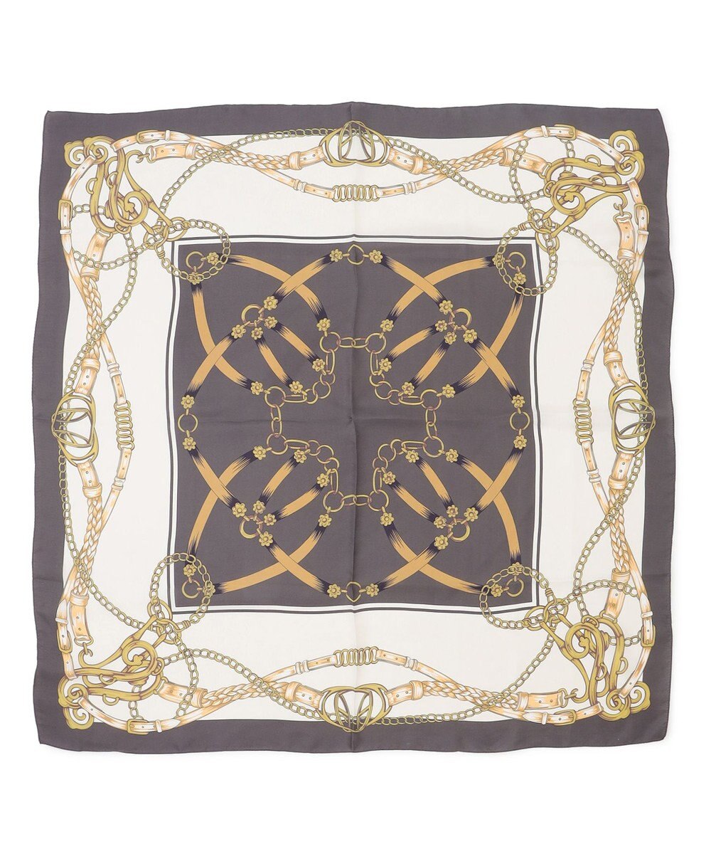 uncrave チェーン シルクスカーフ 