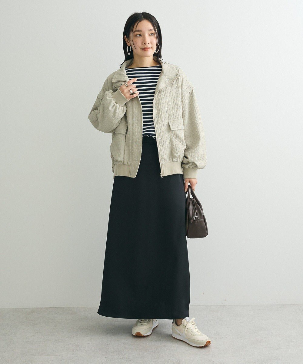 Green Parks ・Ｐｅｔｉｔ　Ｆｌｅｕｒ　サテンフレアスカート 