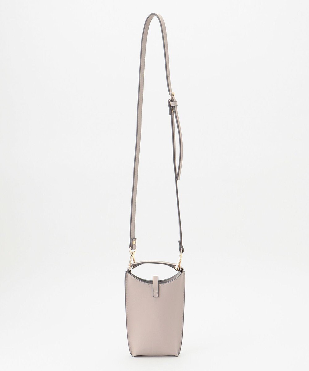 自由区 レザーバックルスマホポシェット 