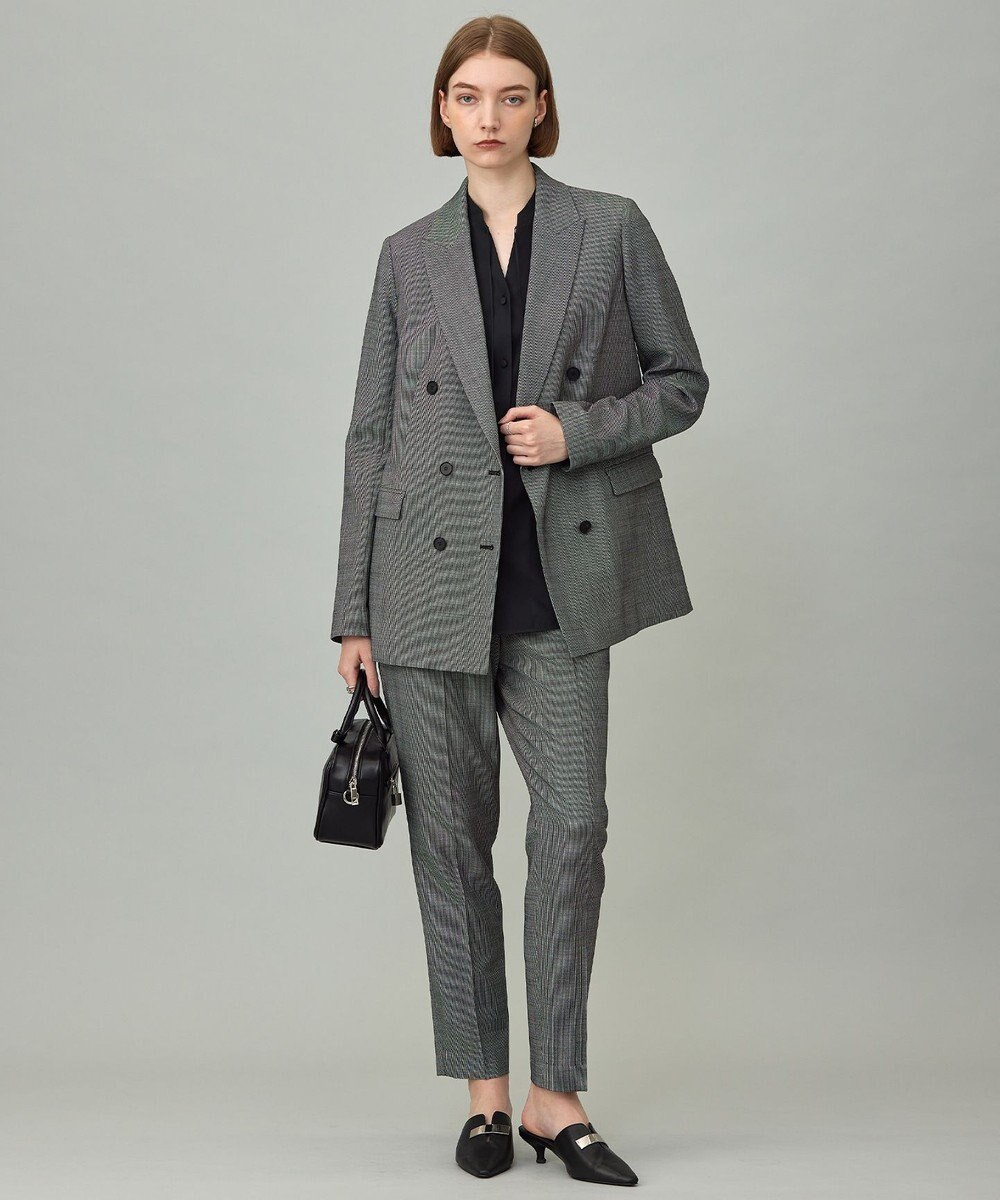 ICB 【UVカット・洗える】ウール2WAYストレッチ ドロストパンツ 