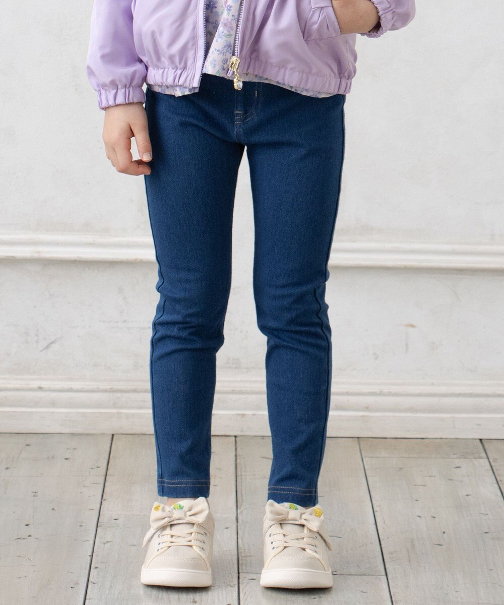 ANY KIDS カット デニム パンツ 