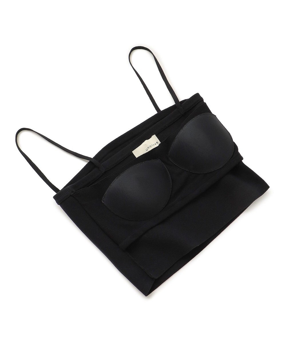 uncrave 【手洗い可】ドライタッチ ニット カップ付き バンドゥ（uncrave WHITE） 