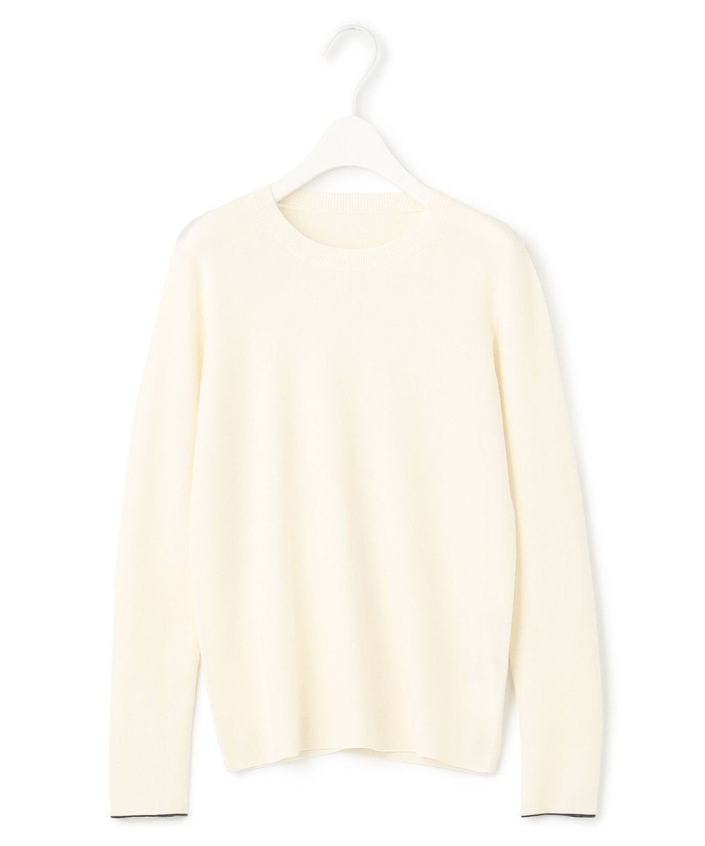 ICB 【洗える】エクストラファインメリノ クルーネックプルオーバー 