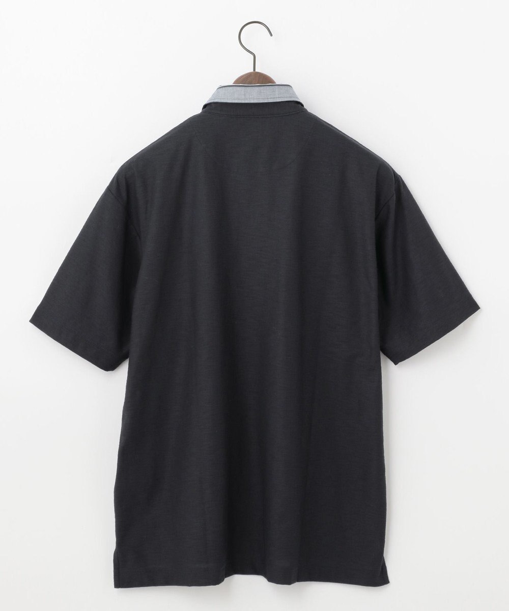 JOSEPH ABBOUD MOUNTAIN 【SPACE／UNISEX】オーガニックコットンスラブプレーティング天竺 ポロシャツ 