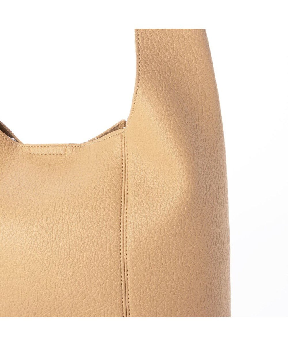 UNBILLION カシュカシュ cachecache / セミ合皮ホーボーバッグＬ 