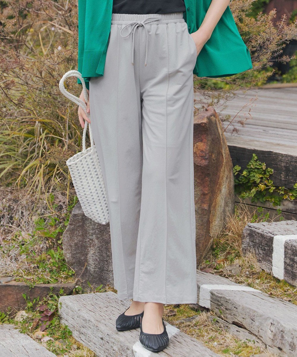 Tiaclasse 【おのののかさん着用】冷凛(ひやりん)カノコカットソーピンタックパンツ 