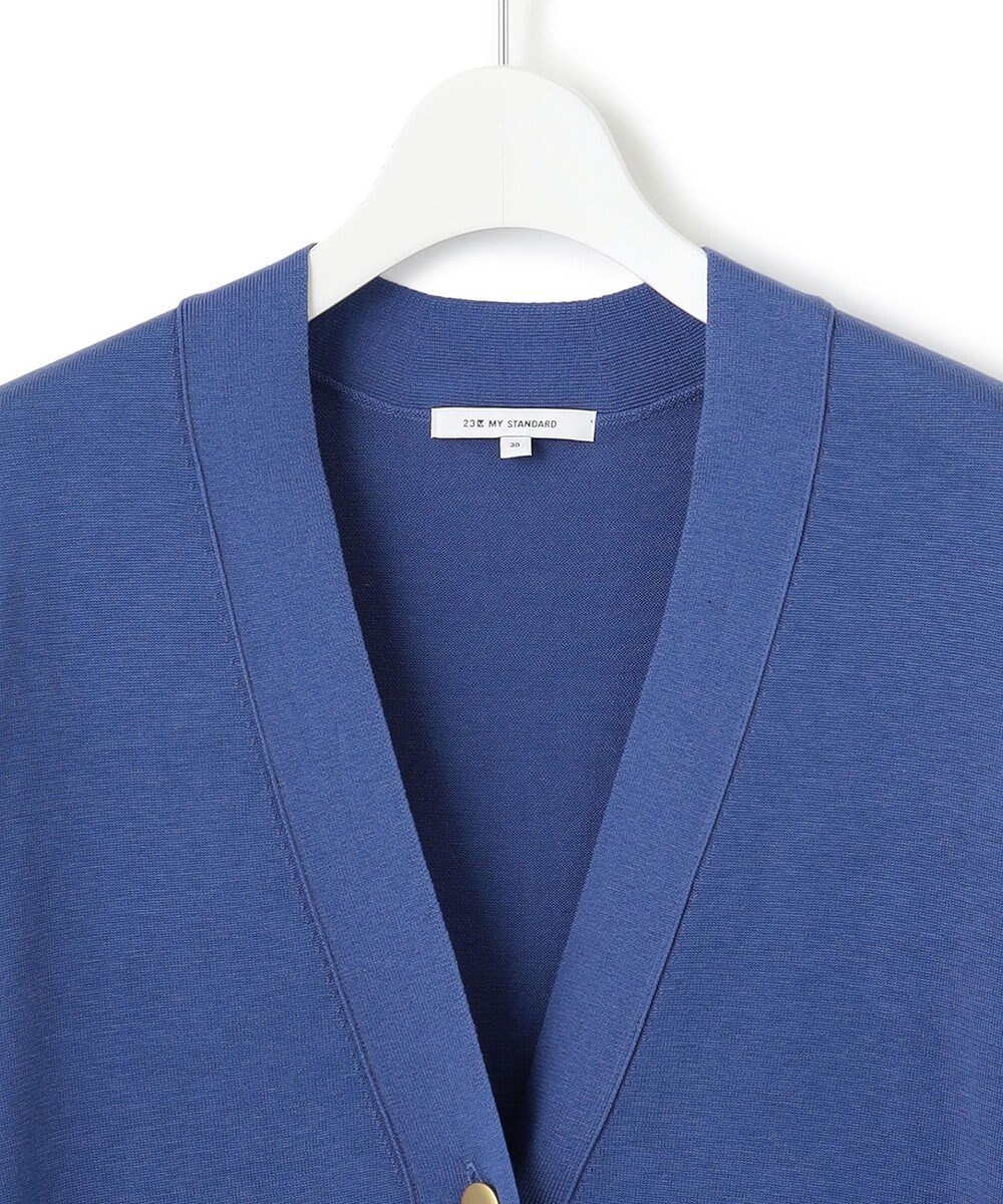 23区 【洗える】シルクコットン カーディガン 