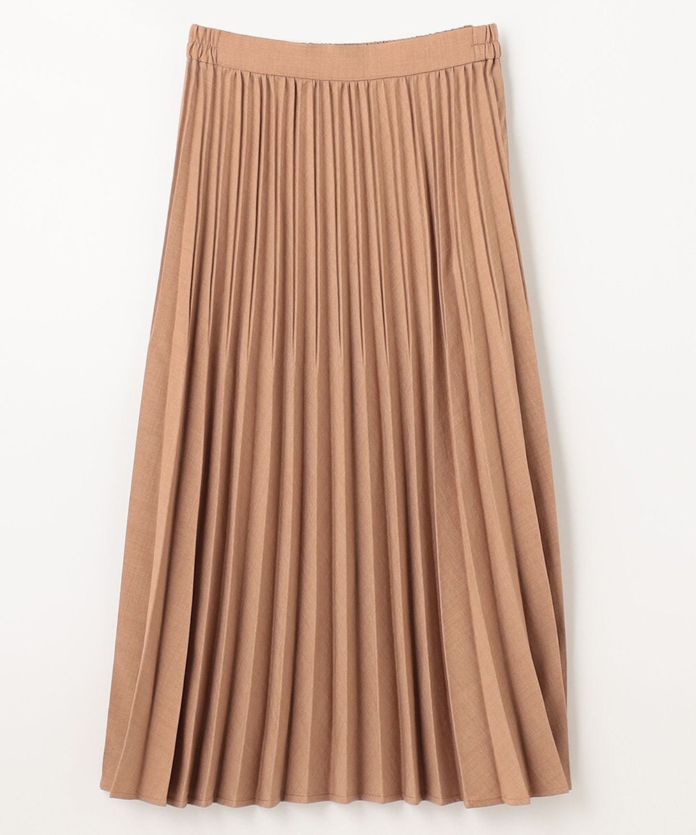 ANY 【ウエストゴム】リネンライクエアーヴィンテージ プリーツスカート 