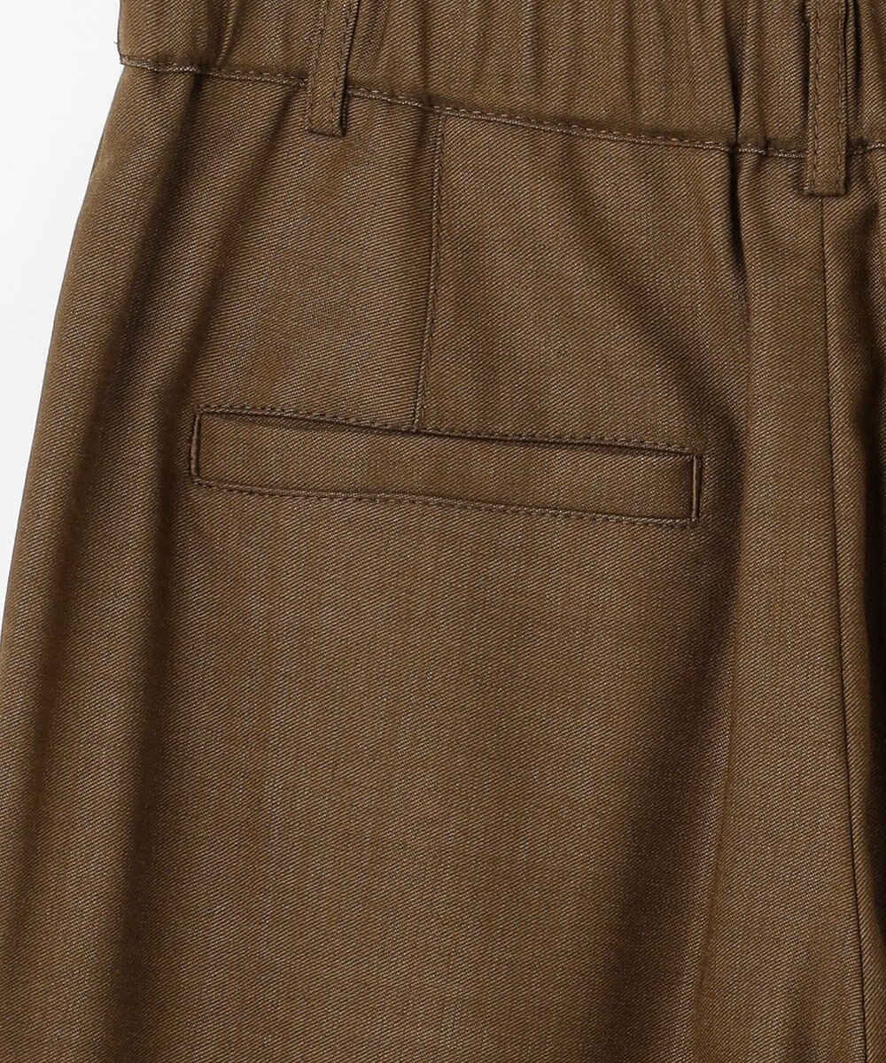 自由区 デニムライクツイルワイド パンツ 