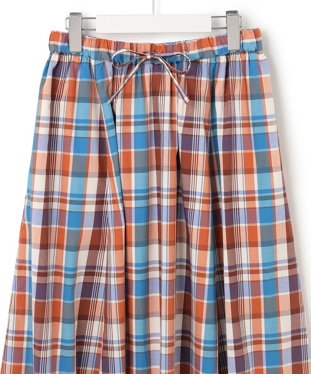 J.PRESS YORK STREET 【WOMEN】チェックフレアスカート 