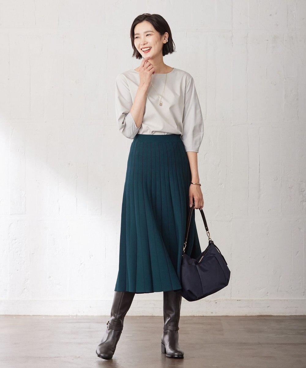 J.PRESS LADIES S TCポンチ ドッキング カットソー 