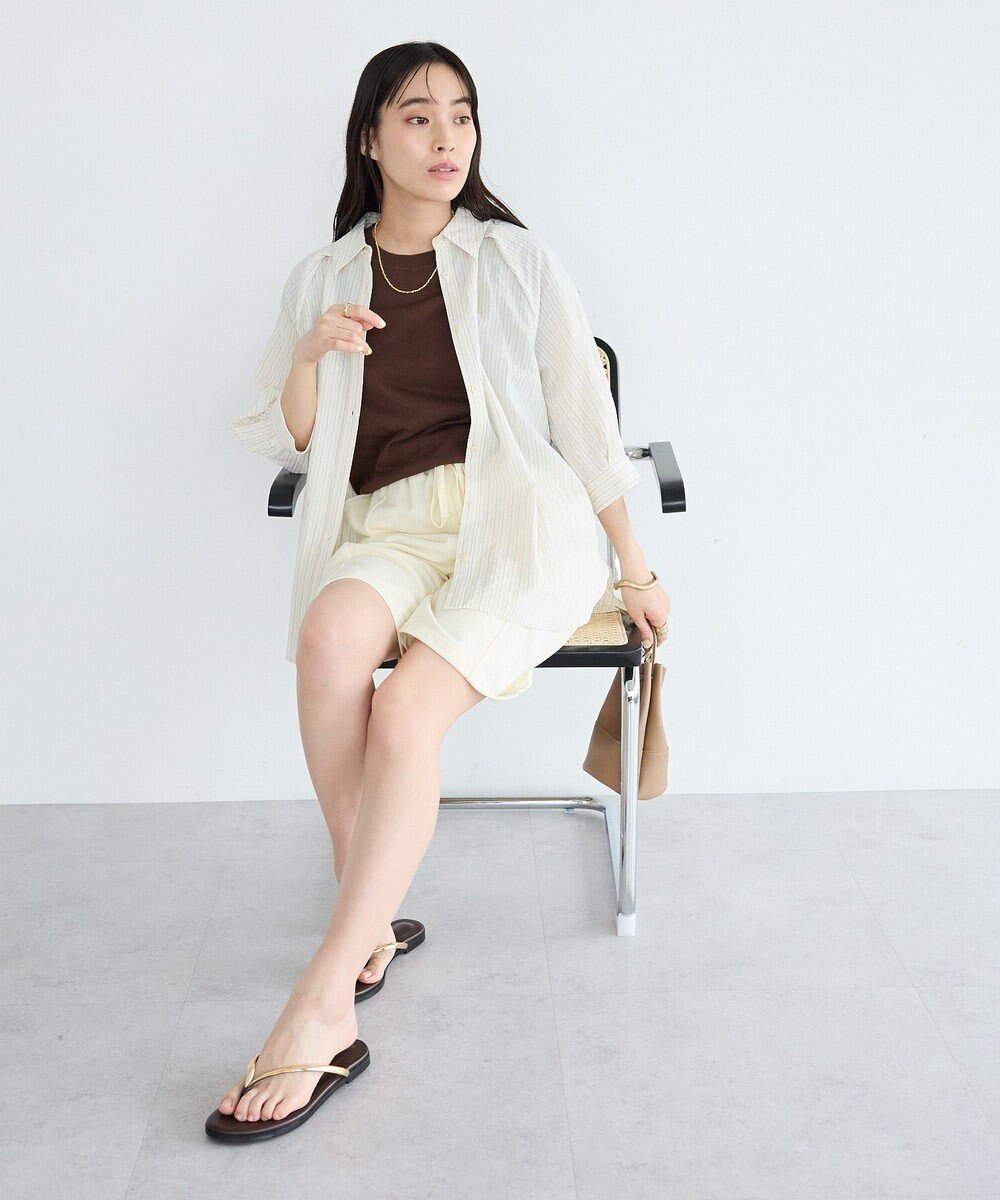 CRAFT STANDARD BOUTIQUE 【2点SET】ストール付きノースリーブニットプルオーバー 