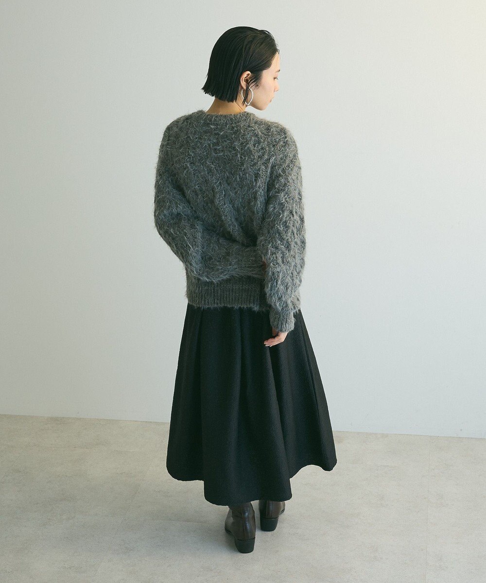 Green Parks armonia．シャギーケーブルニット 