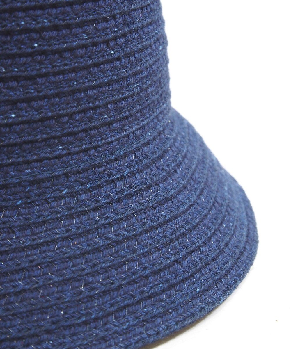 石田製帽 インディゴコットンブレード　バケットハット 