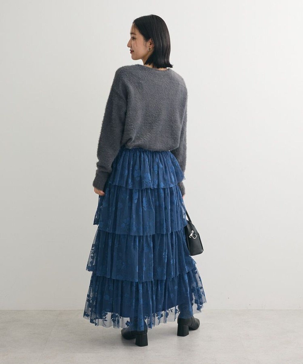 Green Parks シャギーロゴニットプルオーバー 