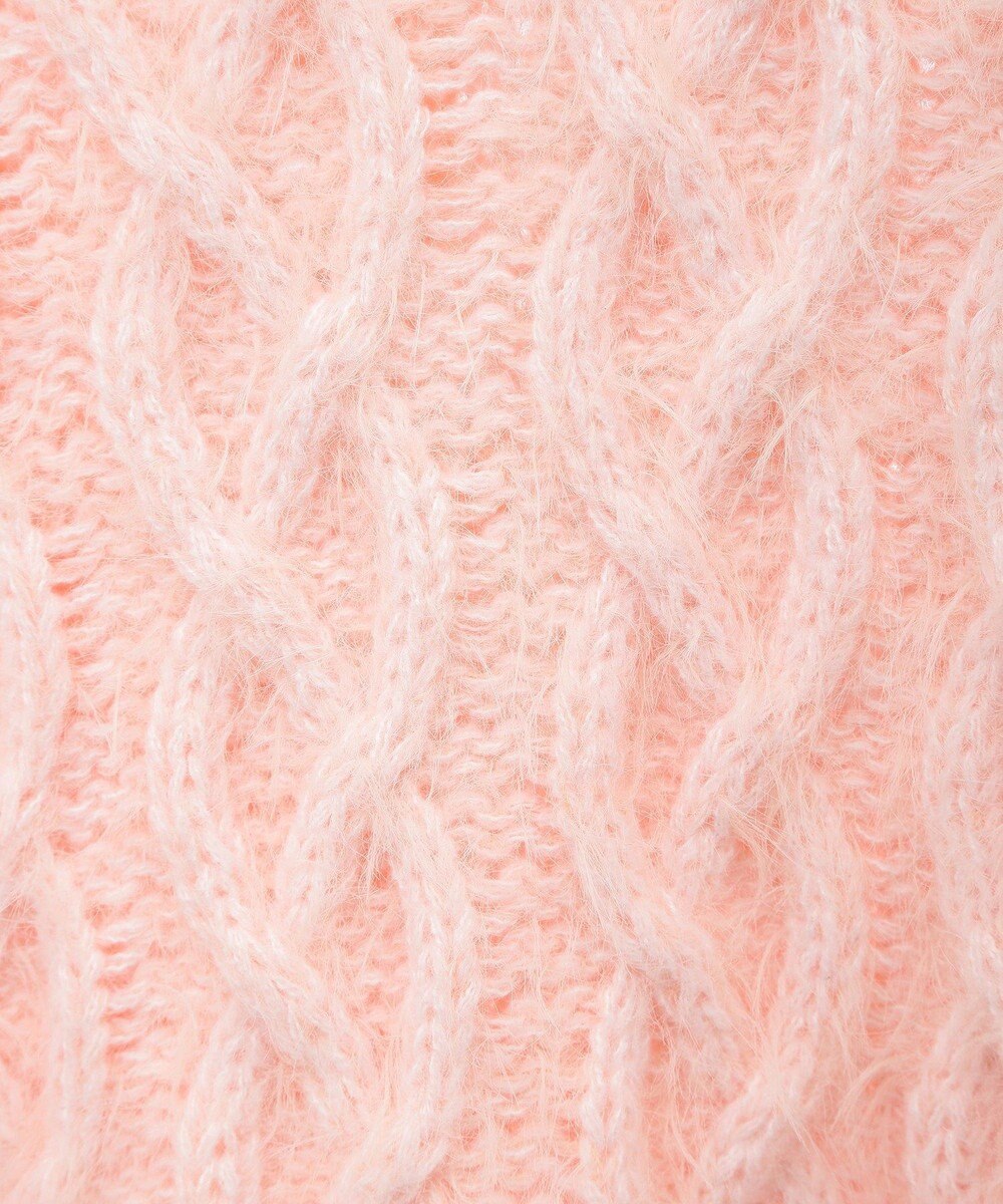 Green Parks armonia．シャギーケーブルニット 