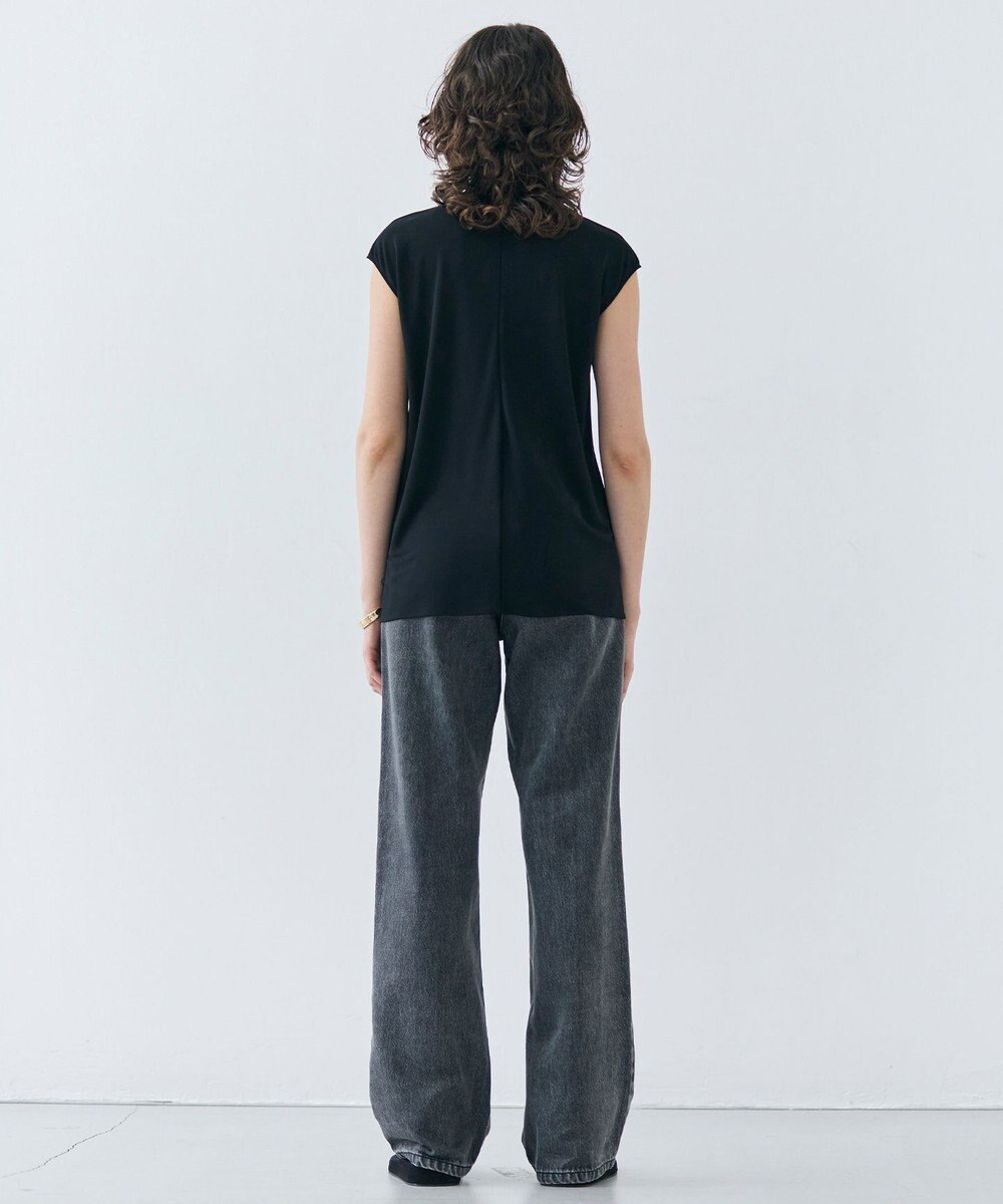 BEIGE， 【洗える・VERY 6月号掲載】MELLE / ジャージーハイネックカットソー 