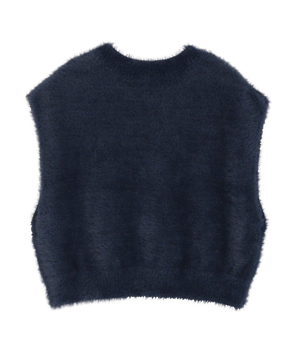 AMERICAN HOLIC 【選べる丈】シャギーニットベスト 