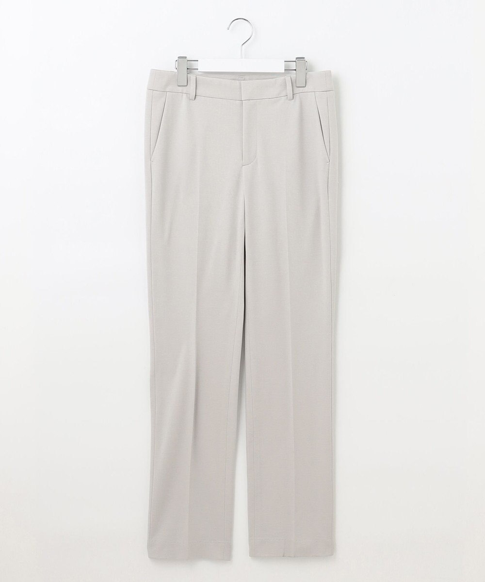 自由区 L 【洗える】WASHABLEPONTE テーパードパンツ 