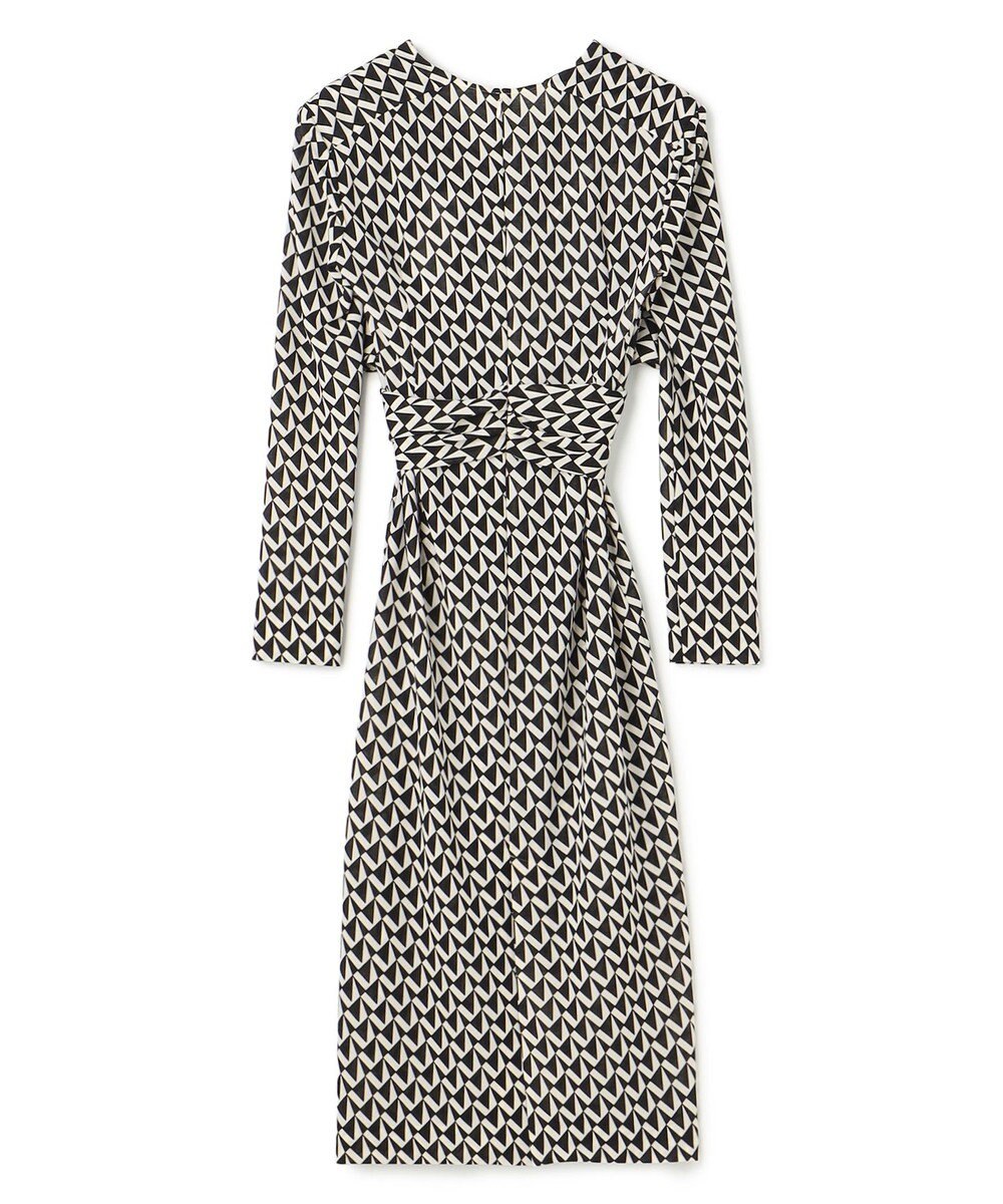 BEIGE， 【洗える】MODESTO / ジャージーストレッチカシュクールドレス 