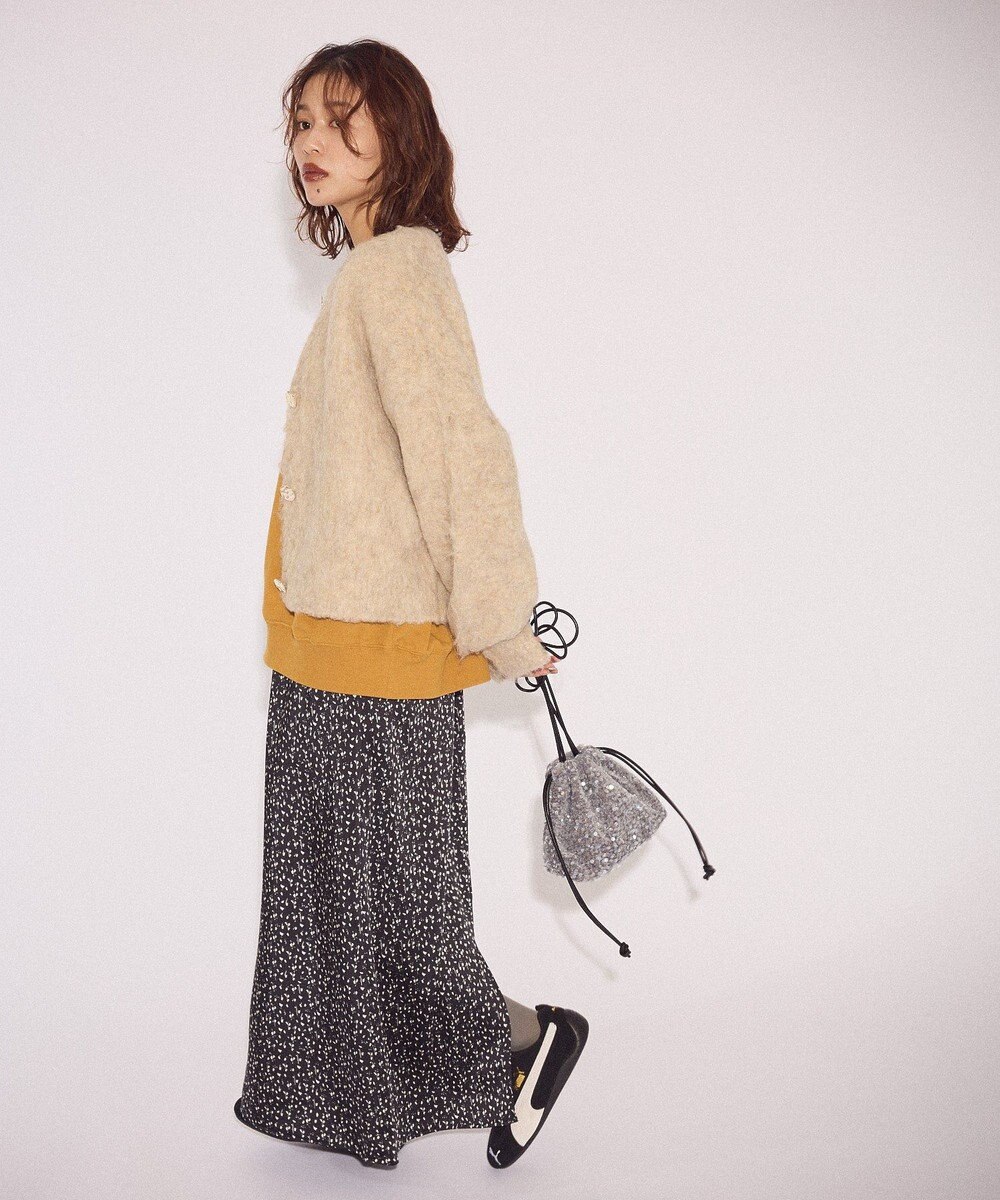 Green Parks 起毛シャギーカーディガン 