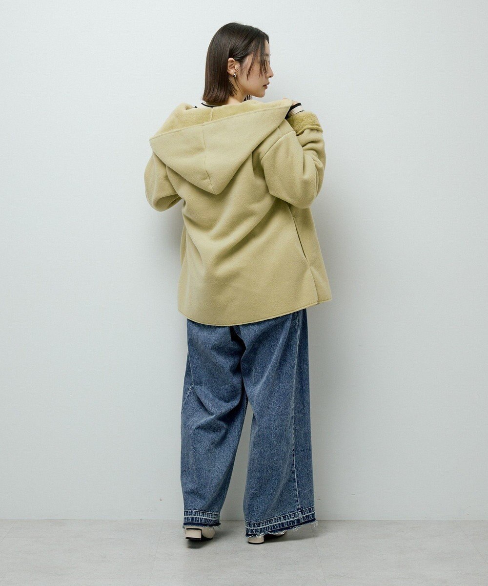 Green Parks フーディガウンコート 