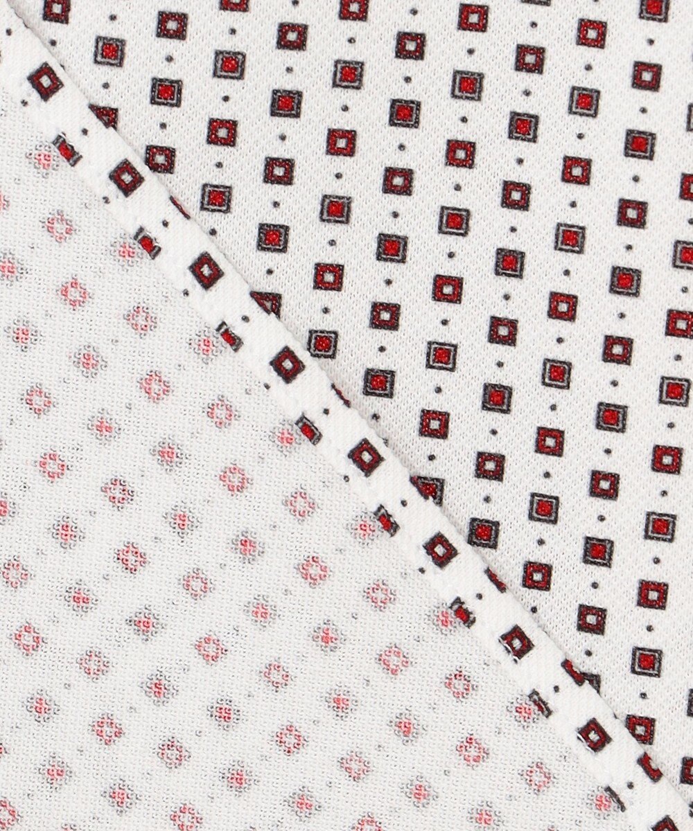 JOSEPH ABBOUD 【25SS・洗える】コンパクトジャージープリント シャツ 