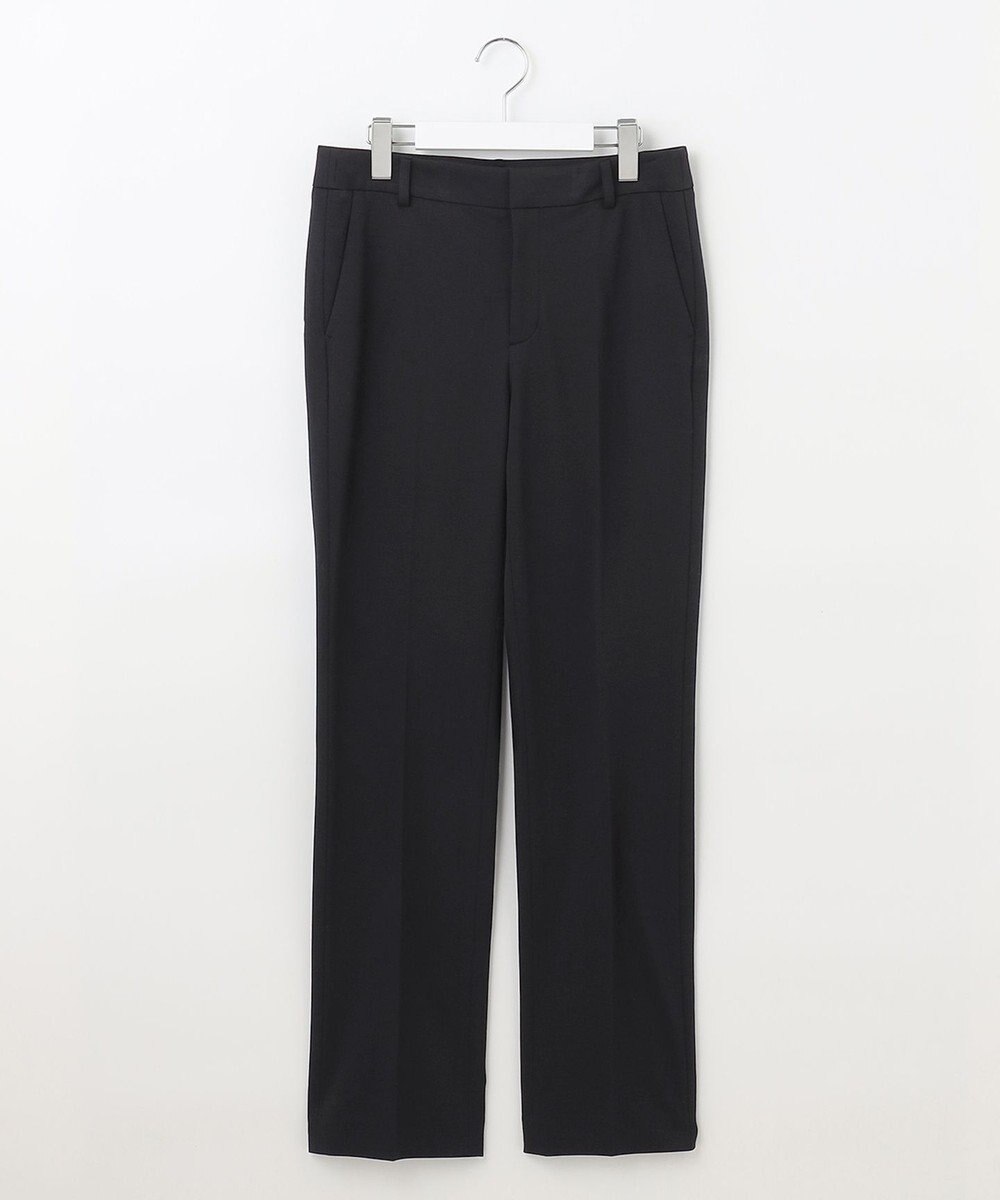 自由区 L 【洗える】WASHABLEPONTE テーパードパンツ 