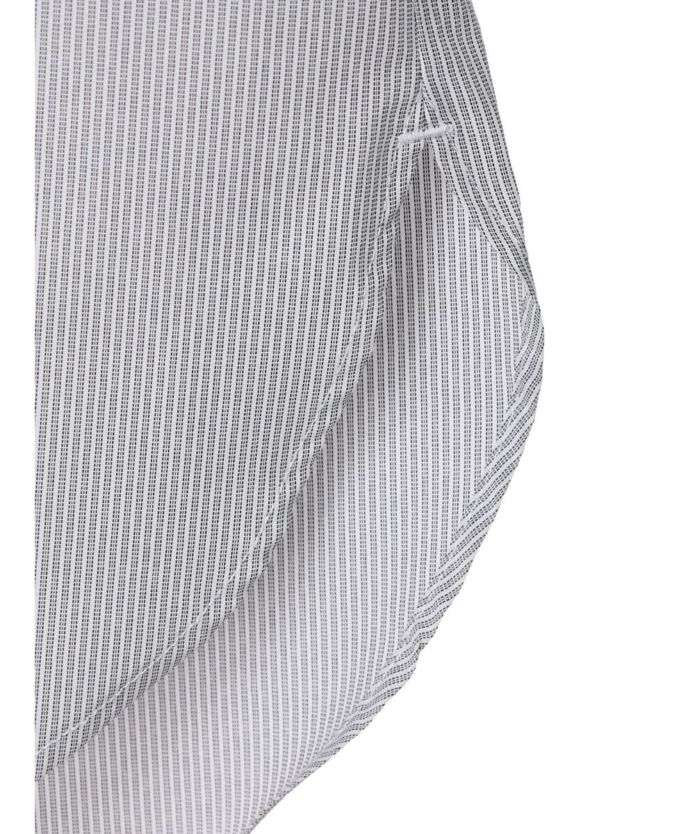 Green Parks パール釦ストライプシャツ 