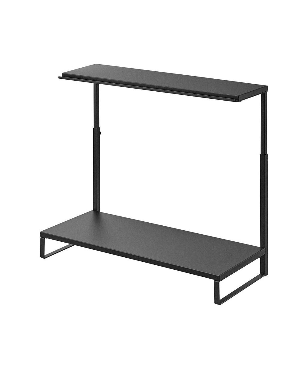 tower モニター上下ラック タワー 2段 ブラック 