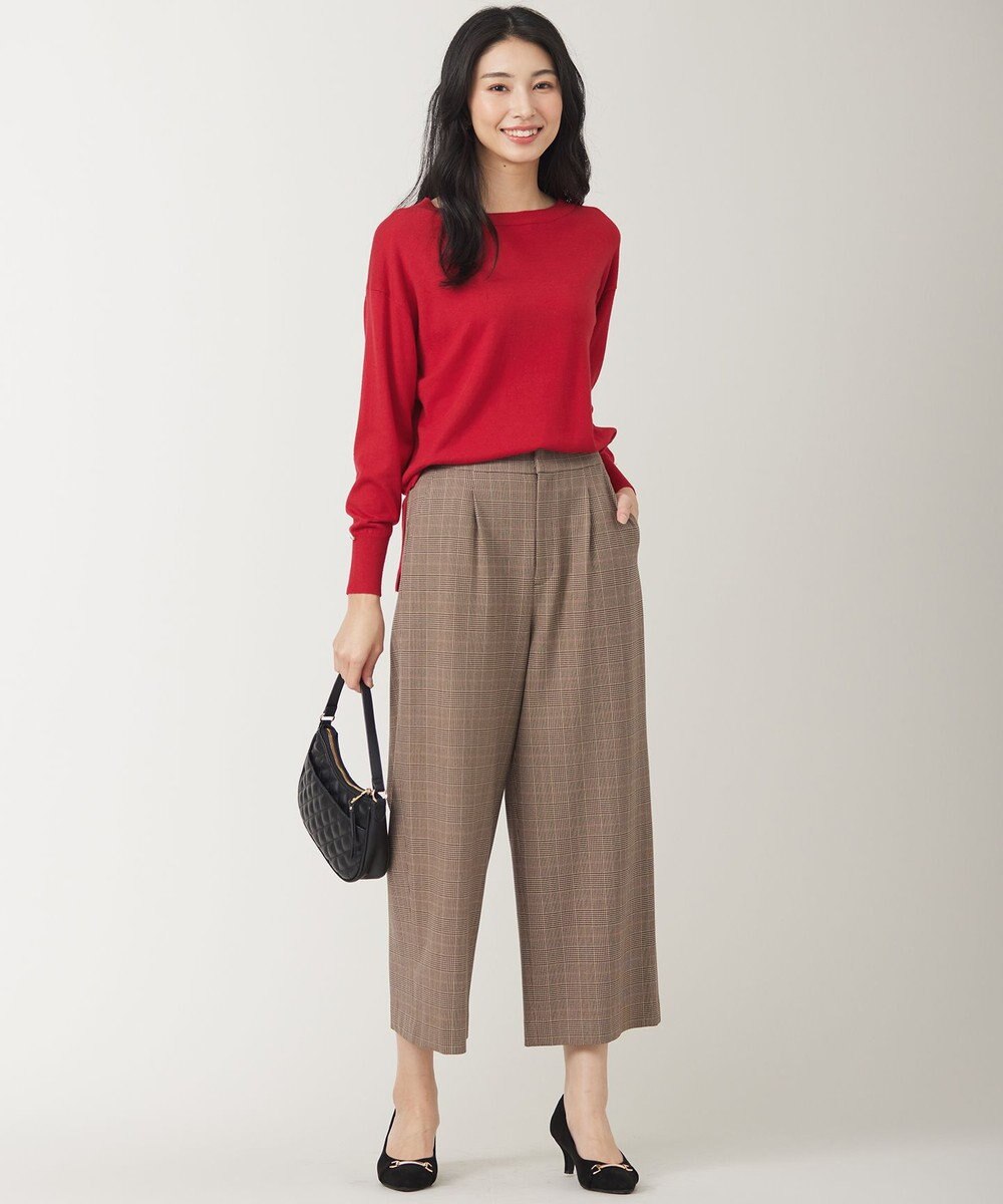 ANY SIS 【洗える】カシミヤブレンド ニット 