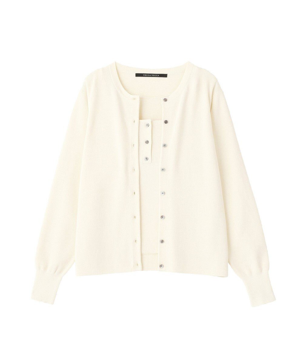 YECCA VECCA [UVカットマシンウォッシャブル]アンサンブルニット 