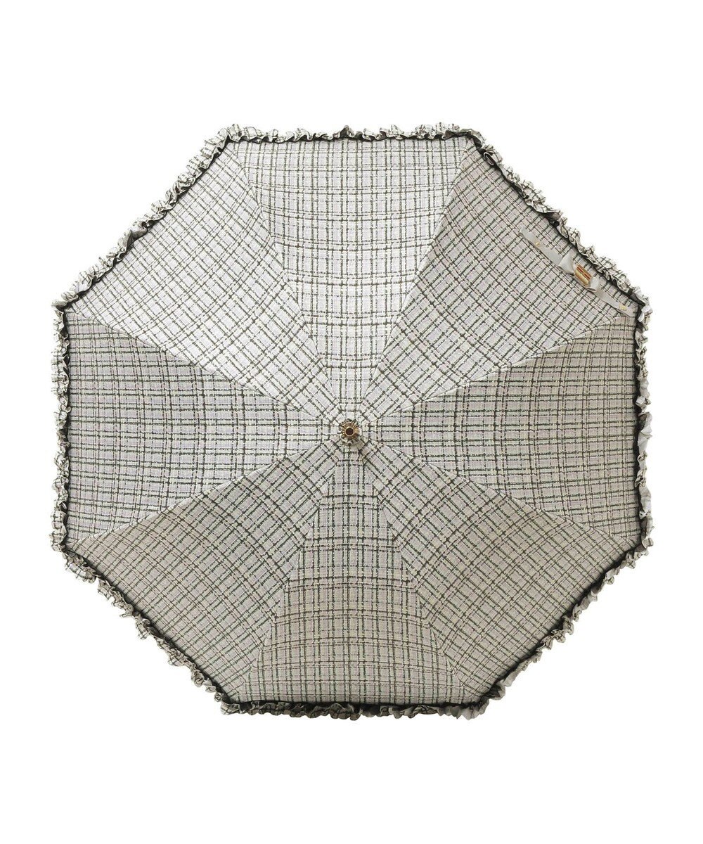 MOONBAT 【晴雨兼用日傘】LANVIN en Bleu (ランバン オン ブルー) 長傘 ドビーフリル 遮光 遮熱 UV 