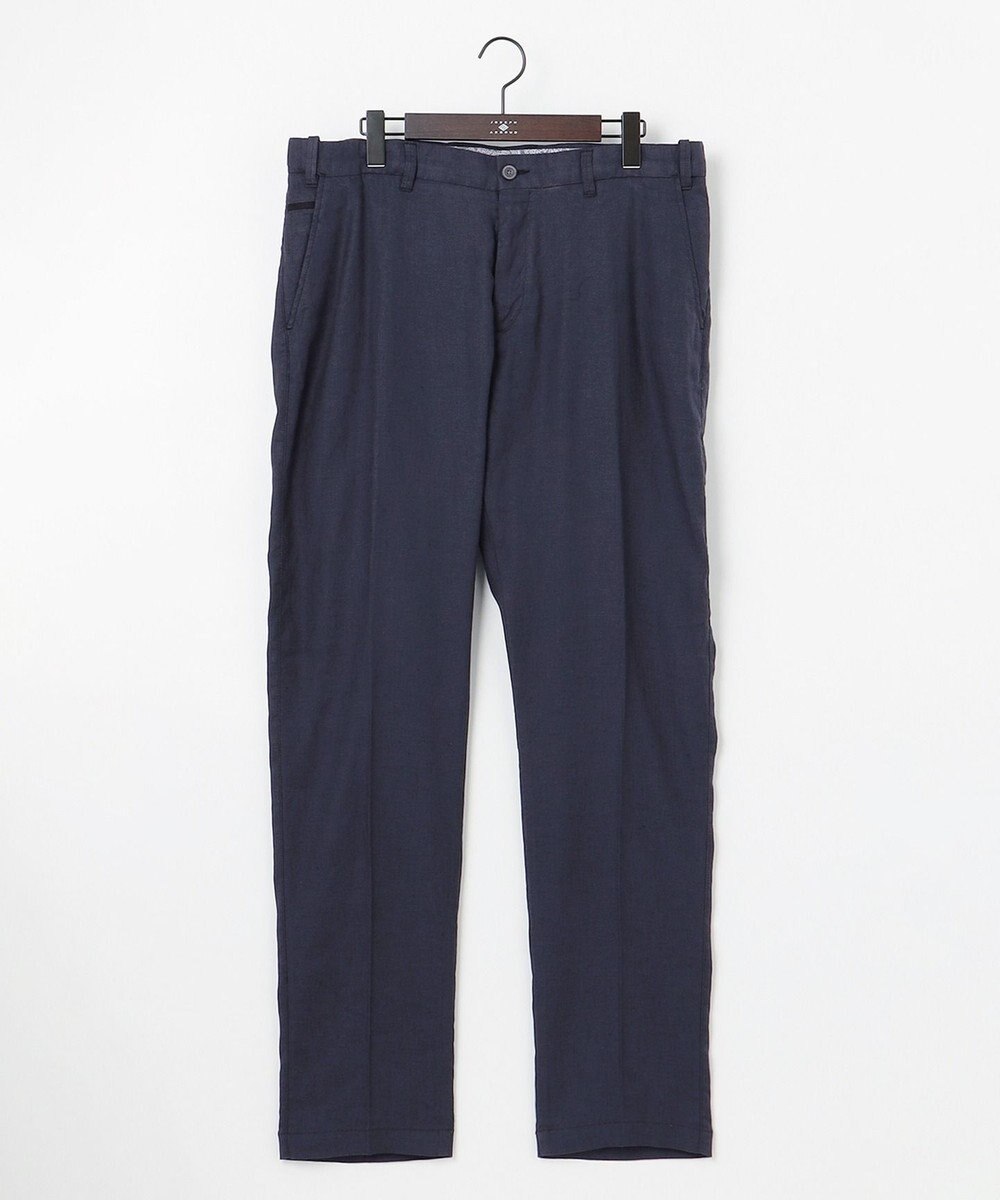 JOSEPH ABBOUD 【キングサイズ・ウエストも伸びる/ストレッチ】 リヨセルリネンムーブパンツ 