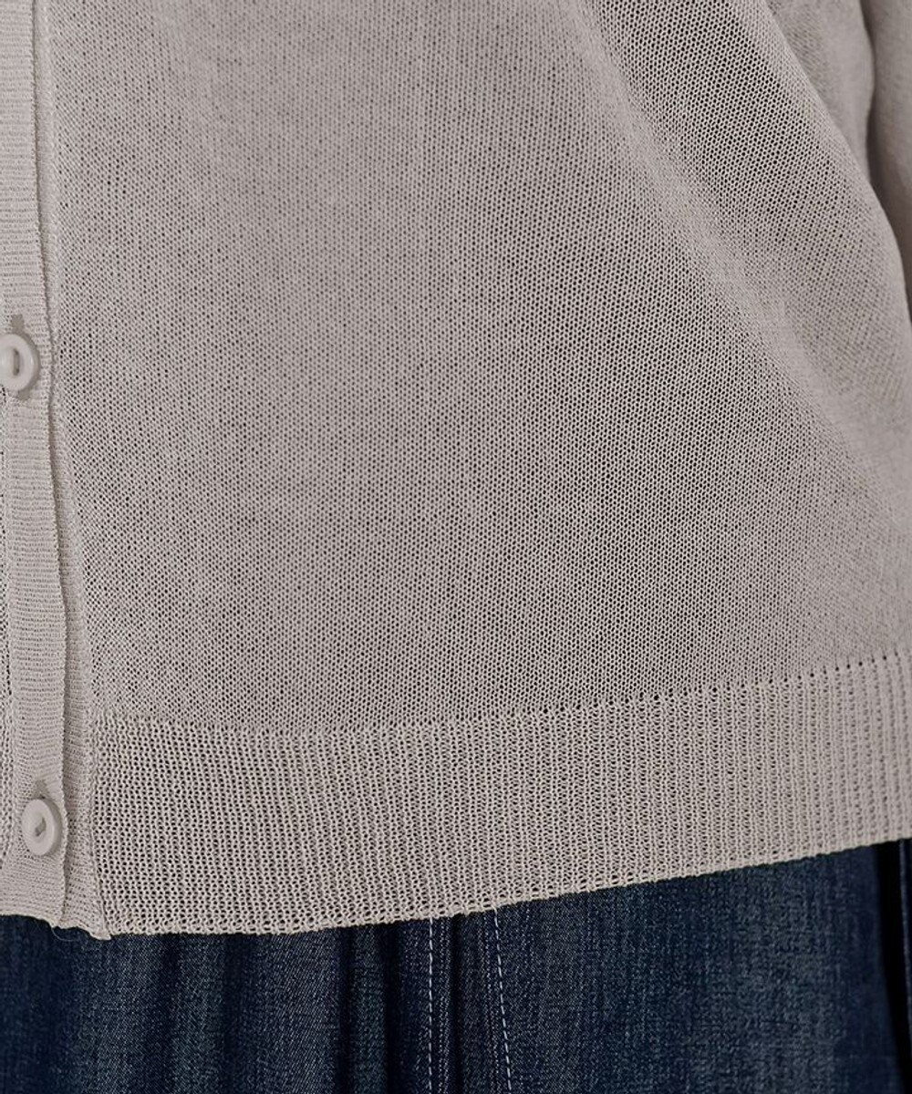 Tiaclasse シアーショートカーディガン 