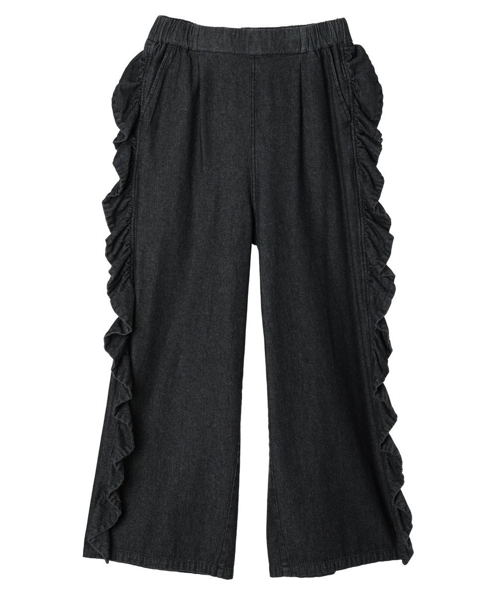 Green Parks ■ＥＳＣＡＲ　デニムサイドラッフルパンツ 