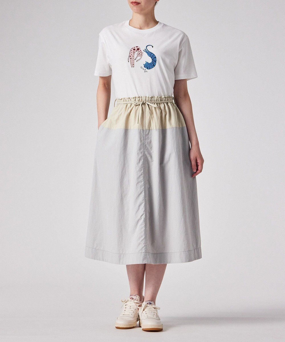 Paul Smith タスランナイロン フレアスカート 