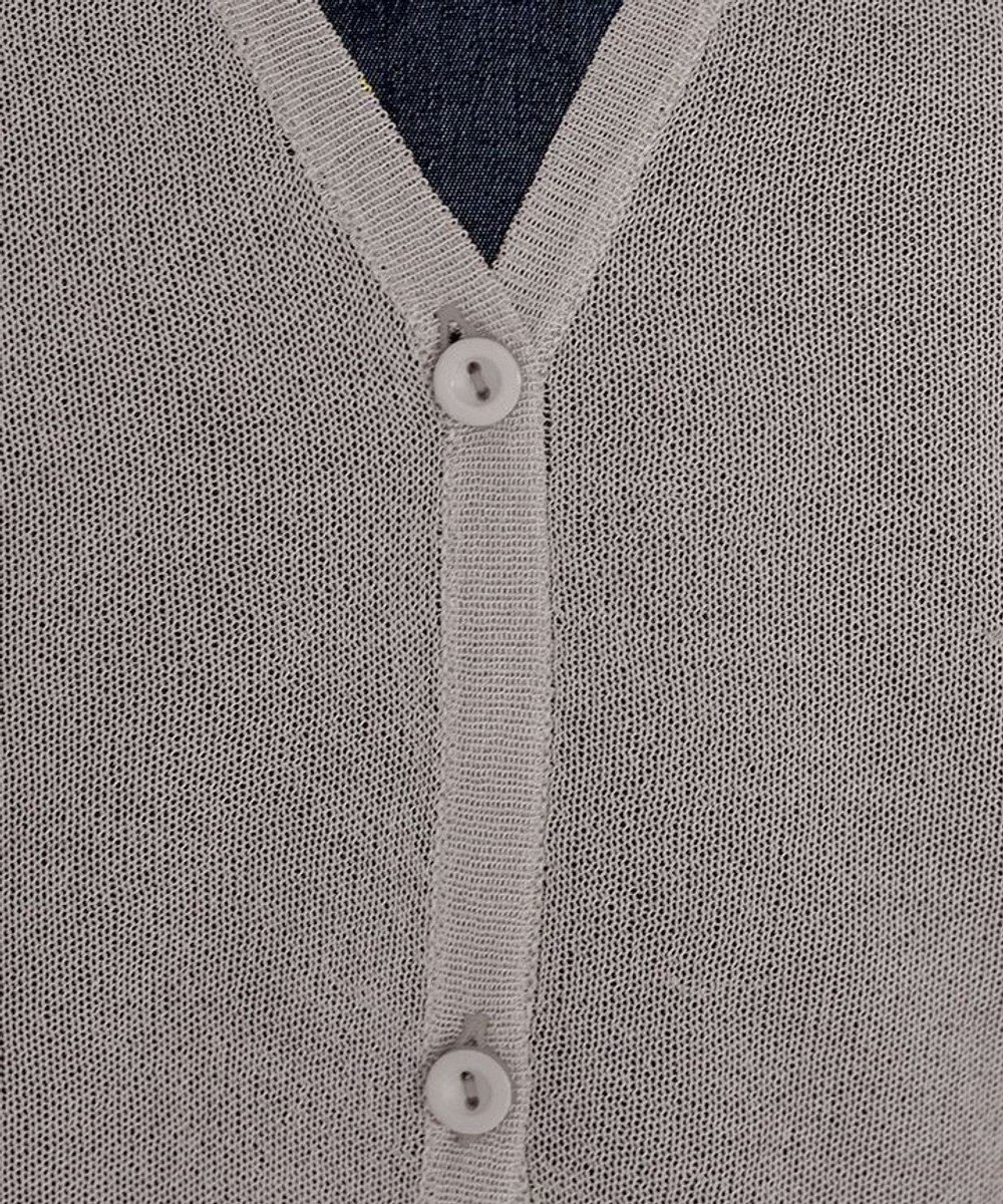 Tiaclasse シアーショートカーディガン 